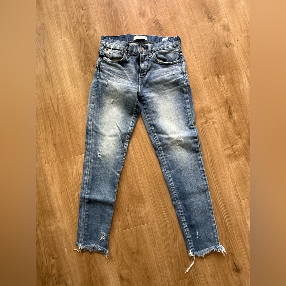 Moussy Vintage Women’s Jeans 25 Mid-Rise Skinny Leg